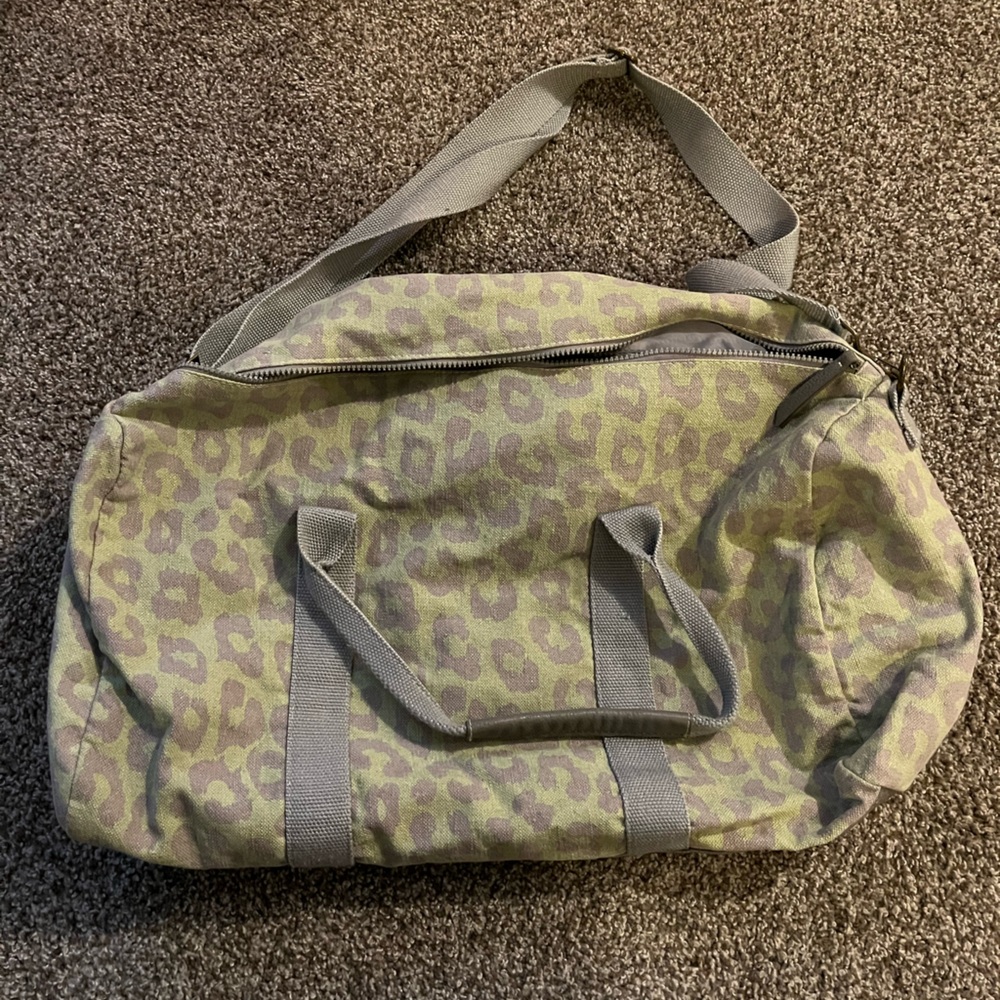 Mossimo Supply Co. Gray and Green Patterned Bag